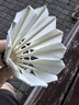 智宙羽毛球12只装耐打王不易打烂鹅毛室内室外比赛防风训练用球 耐打羽毛球共12只羽毛球 1筒 实拍图