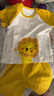婴儿套装夏装儿童衣服1一3岁女童童装纯棉夏季男童短袖小宝宝短裤 黄色 90cm 实拍图