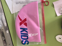 特步（XTEP）儿童泳帽青少年男女童舒适防水游泳帽专业游泳硅胶泳帽 粉色 实拍图