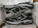 斯凯奇（Skechers）男士老爹鞋秋冬季复古潮流百搭运动鞋厚底舒适减震耐磨休闲运动鞋 51241-炭灰色/黑色/CCBK 42 实拍图