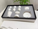贝柚观意国潮功夫茶具套装办公室喝茶盖碗泡茶商务送礼领导客户 半彩水墨青山茶具套组 实拍图