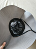 晒晒昵遮阳帽男士大帽檐户外防晒帽登山速干透气钓鱼帽渔夫帽可定制LOGO 浅灰色- -防水速干面料可折叠 实拍图