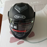 NEVA新国标B类头盔男揭面盔电动车头盔女双镜片冬季保暖全覆式安全帽 新国标哑黑-防雾镜片 实拍图