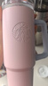 星巴克（Starbucks）经典系列粉色款不锈钢吸管杯900ml保温保冷杯冰霸杯生日毕业礼物 实拍图