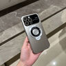 路杰森适用苹果16手机壳磁吸壳iPhone16promax散热镜头全包苹果15防摔支架大视窗13pm高级感ip14男女12 【钛原灰】Magsafe磁吸-自带镜头膜-送钢化膜 苹果15 ProMax 实拍图