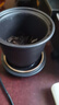 宅轻松 简约陶瓷茶水分离木柄泡茶杯家用办公带过滤公道复古山海花茶杯 实拍图