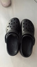 crocs卡骆驰厚底云朵洞洞鞋户外|206750 黑色-001 37/38(240mm)  实拍图