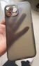 ZMOVERT【次日可达】适用于苹果13手机壳 iPhone13保护套透明超薄磨砂全包防摔女男款 苹果13【透黑色/6.1英寸】 再获9D防爆膜 实拍图