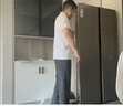 鲁宾克休闲小西裤男秋季韩版潮流大码修身直筒九分裤男休闲西装裤 深灰色 30 实拍图