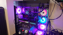 京品鹿棱镜四代PRO战隼F12棱镜PLUS积木版水冷12CM机箱风扇正反向无线拼接ARGB神光同步PWM温控制器集线 战隼F12积木四代黑色反向单只装 实拍图