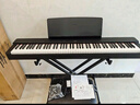 雅马哈（YAMAHA）电钢琴P225B/WH儿童成人初学88键重锤智能蓝牙便携式钢琴P125升级 新品P225B主机+定制木架三踏+琴凳大礼包 实拍图