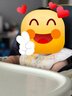 安可新 婴儿【80片】7A抗菌蚕丝一次性七角围嘴宝宝免洗围兜 绿车 实拍图