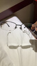 奥杰近视眼镜男有度数超轻半框近视镜可配100 150 200 250 300 350度 镜片折射率1.61（薄） 双眼近视-350度 (含镜盒镜布) 实拍图