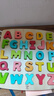 Hape(德国)儿童大写字母认知木质立体拼图玩具男女孩生日礼物 E1551 实拍图