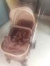 ANGI BABY婴儿推车可坐可躺婴儿车轻便折叠新生儿减震高景观双向儿童手推车 顶配香槟金【一键收车+PU橡胶轮] 实拍图
