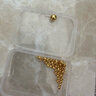 纵横金业足金999   黄金转运珠 金珠子  1克 单颗 顶珠 散珠 手串diy 1克  转运珠 实拍图