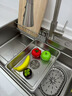 悍高（HIGOLD）厨房水槽日式大单槽304不锈钢洗碗池多功能一体洗菜盆 【双重集渣+右排】70*48cm+四功能抽拉龙头|送配件 实拍图