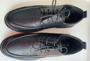 波图蕾斯皮鞋男士系带商务休闲鞋英伦雕花布洛克休闲皮鞋 3017 黑色 40 实拍图