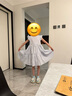 Hello Kitty玉桂狗女童连衣裙夏季纯棉儿童裙子2025新款中大童洋气公主裙薄款 冰岛蓝 150 cm 实拍图