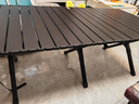 牧高笛（MOBIGARDEN）蛋卷桌 户外露营野餐轻量家用折叠蛋卷桌山涧L NX25665024 曜石黑 实拍图