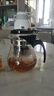 茶壶泡茶杯家用茶具茶水分离滤茶器烧水壶玻璃飘逸杯泡茶壶个人 【防爆高硅】1200ML+4个品茗杯 实拍图