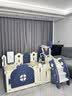 babyhappiness宝宝围栏防护栏婴儿室内家用游戏围栏儿童地上栅栏安全爬行垫乐园 【王子蓝】205_246（超大型C） 实拍图