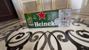 喜力啤酒500ml*21听大罐听装 喜力啤酒Heineken（经典18听+星银3听） 实拍图