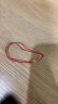 明牌珠宝生日礼物 足金古法黄金卷云珠花丝玲珑珠转运珠女AFC0496工费90 镂空圆珠 约0.92克 实拍图