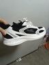 回力女鞋秋冬新款运动鞋女软底轻便鞋子休闲跑步鞋 白/黑 40 实拍图
