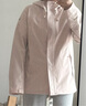 迪卡侬（DECATHLON）户外硬壳冲锋衣女款春秋登山服防风防水夹克风衣运动外套MH150 豆蔻粉 XL 实拍图