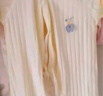 贝瑞加（Babyprints）婴儿连体衣2件装新生儿纯棉内衣长袖四季爬服宝宝哈衣薄款 粉黄59 实拍图
