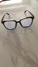 白小奢防蓝光眼镜-2009【亮黑框】 复古镜框防辐射男女通用无度数平光镜 实拍图