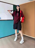 尤克达蒂（yookdd） 工装短裤女夏季凉感薄款运动速干外穿冰丝宽松显瘦休闲五分裤 工装短裤黑色 L 【建议100-120斤】卡码拍大 实拍图