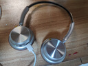 联想（Lenovo）复古潮流降噪头戴式无线蓝牙耳机 音乐游戏高音质金属千禧网红明星显小时尚头戴穿搭耳机  TH66棕 实拍图