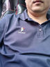 啄木鸟（TUCANO）短袖t恤男夏季时尚纯色翻领polo打底衫休闲上衣男装 藏青 L 实拍图