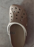 卡骆驰crocs洞洞鞋贝雅男鞋女鞋轻便耐磨一脚蹬拖鞋休闲鞋|10126 卵石色-2V3 43 (270mm) 实拍图
