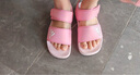 阿迪达斯（adidas）童鞋露脚趾儿童凉鞋夏季款男童女童魔术贴软底小大童沙滩鞋GW0344 IH3634 粉色 33 码/1uk/脚长20cm 实拍图