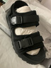 百丽舒适软底沙滩凉鞋男夏季休闲运动凉鞋A0742BL2 黑色 39 (245mm) 实拍图