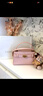 CHARLES&KEITH鳄鱼纹凯莉包手提斜挎婚包包女包生日礼物CK2-50270880-1 Light Pink浅粉色（新色） S 实拍图