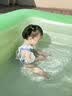 KOOCOOL充气泳池婴儿宝宝儿童室内游泳池家用大型可折叠泳池户外戏水池 2.1米3层 | 快充+防晒遮阳棚【今日特价】 实拍图