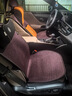 御马汽车坐垫夏季车垫四季通用透气通风冰丝座垫仿亚麻座套座椅车垫 新款-紫红色（5座全车） 实拍图
