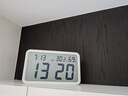 无印良品（MUJI）数字钟 大 白色 247*148*44mm 实拍图
