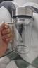 富光双层玻璃杯支持团购定制泡茶杯办公杯带把 大容量男女水杯子580ML 实拍图