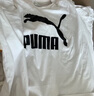 彪马（PUMA）休闲黑色短袖T恤男女情侣款夏季印花运动上衣 532279 白-02 S (170/92A) 实拍图