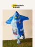 幸福玛丽（Cheerful Mario）奥特曼儿童雨衣男童2024防水全身带书包位宝宝小孩幼儿园上学雨披 实拍图