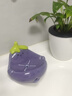 范爷家茄子陶瓷肥皂盒卫生间可爱香皂盒学生宿舍可沥水皂碟收纳盒子浴室 实拍图