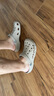 crocs卡骆驰洞洞鞋贝雅男鞋女鞋轻便耐磨一脚蹬拖鞋休闲鞋|10126 卵石色-2V3 44 (280mm) 实拍图