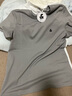 杰克·琼斯（JACK&JONES）25年男装T恤男夏季T恤舒适男士短袖凉感多色上衣纯色水洗不易走形 C13沙灰色 S 实拍图