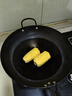 福言记章丘传统老式炒锅无涂层铁锅炒菜锅家用圆底燃气灶锅具适用 34cm有耳炒锅（单锅） 34cm 实拍图