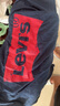 Levi's李维斯情侣美式宽松印花时尚简约舒适潮流纯棉圆领短袖T恤 藏青色 002A0-0002 L 实拍图